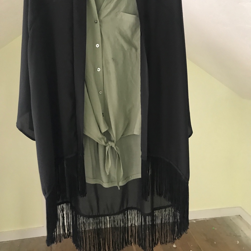 Sassy Black Kimono